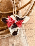 Custom Car Freshies, Customizable Cow-Shaped Car Air Freshener: Scented Aroma Beads for Vehicle Accessory, Birthday Gift