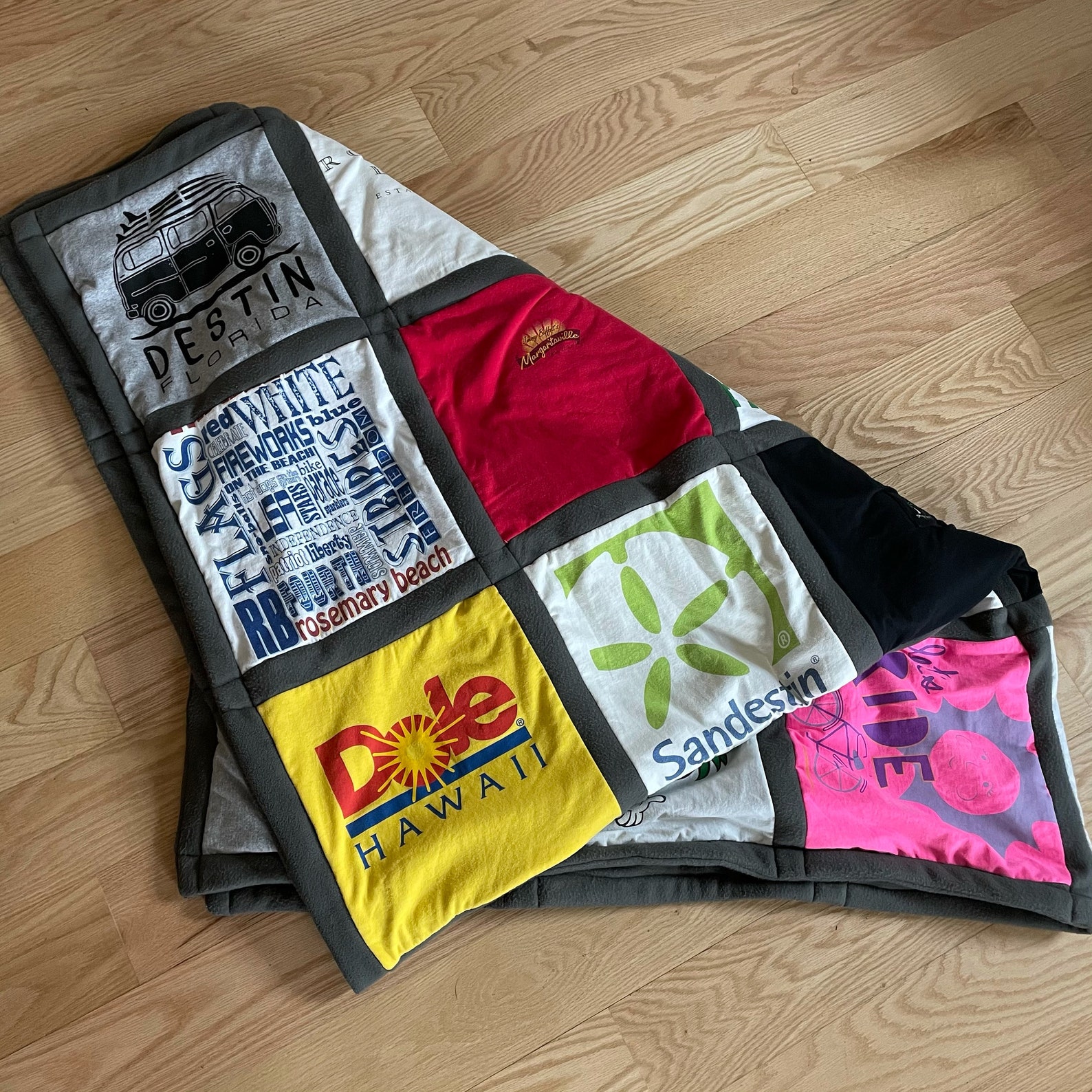 Tshirt Blanket Tshirt Quilt Custom Blanket Etsy