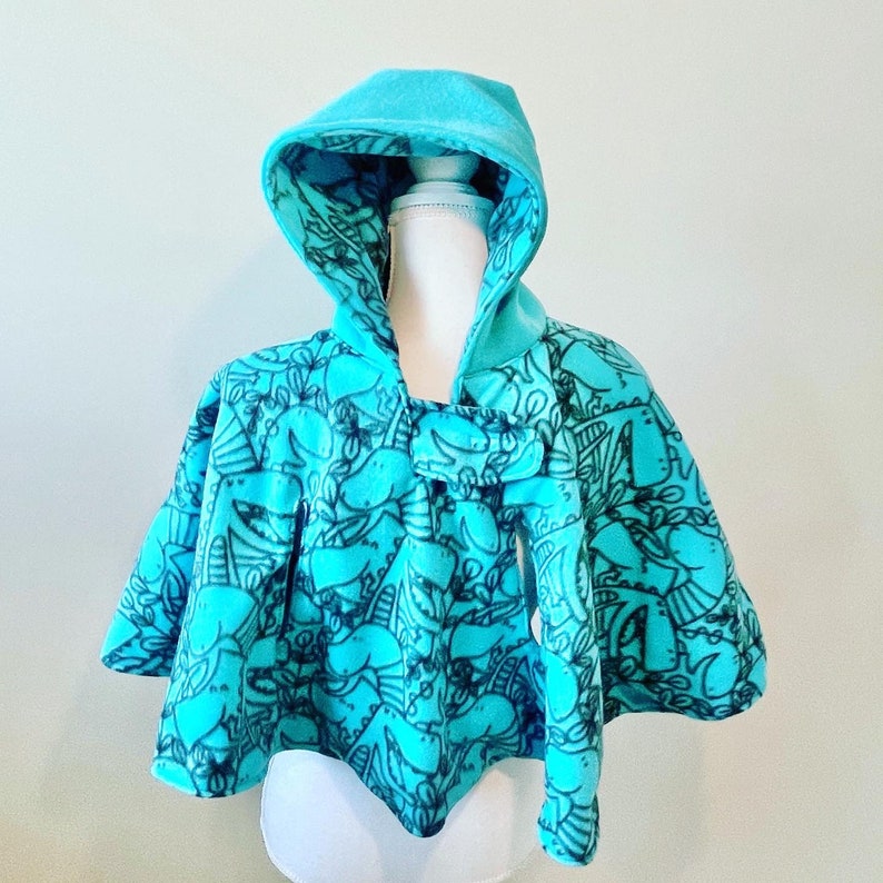 Car Seat Poncho Personalized Poncho Car Seat Cape Warm Etsy