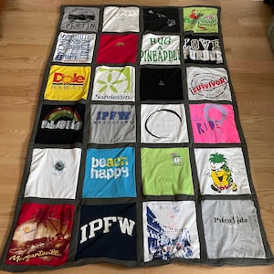 T-Shirt Blanket | T-Shirt Quilt | Custom Blanket | Personalized Blanket | Keepsake Blanket | Memory Blanket | Customized Blanket