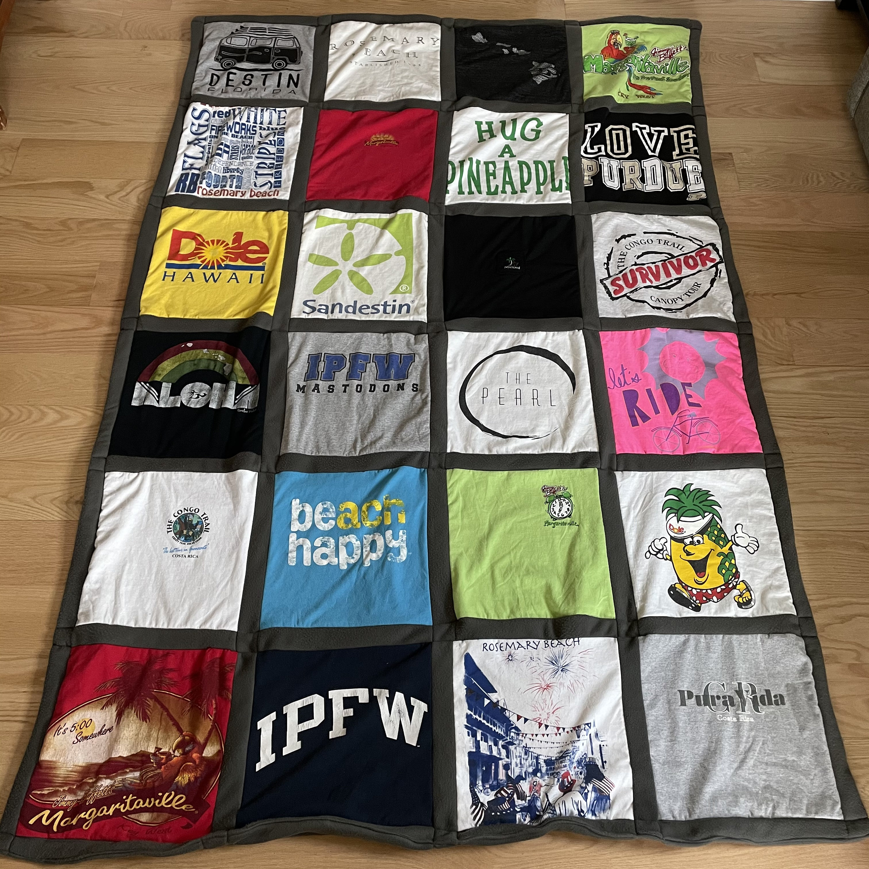 Tshirt Blanket Tshirt Quilt Custom Blanket Etsy