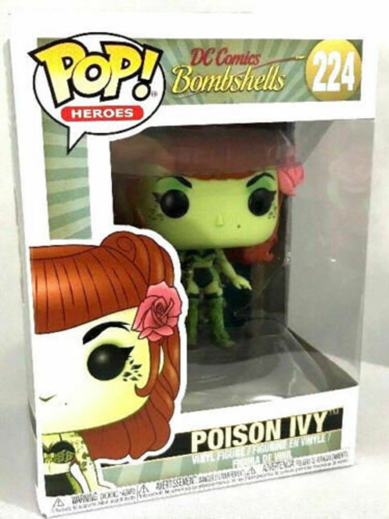 New Mint DC Comics Heroes Bombshells Poison Ivy 224 Funko Pop | Etsy