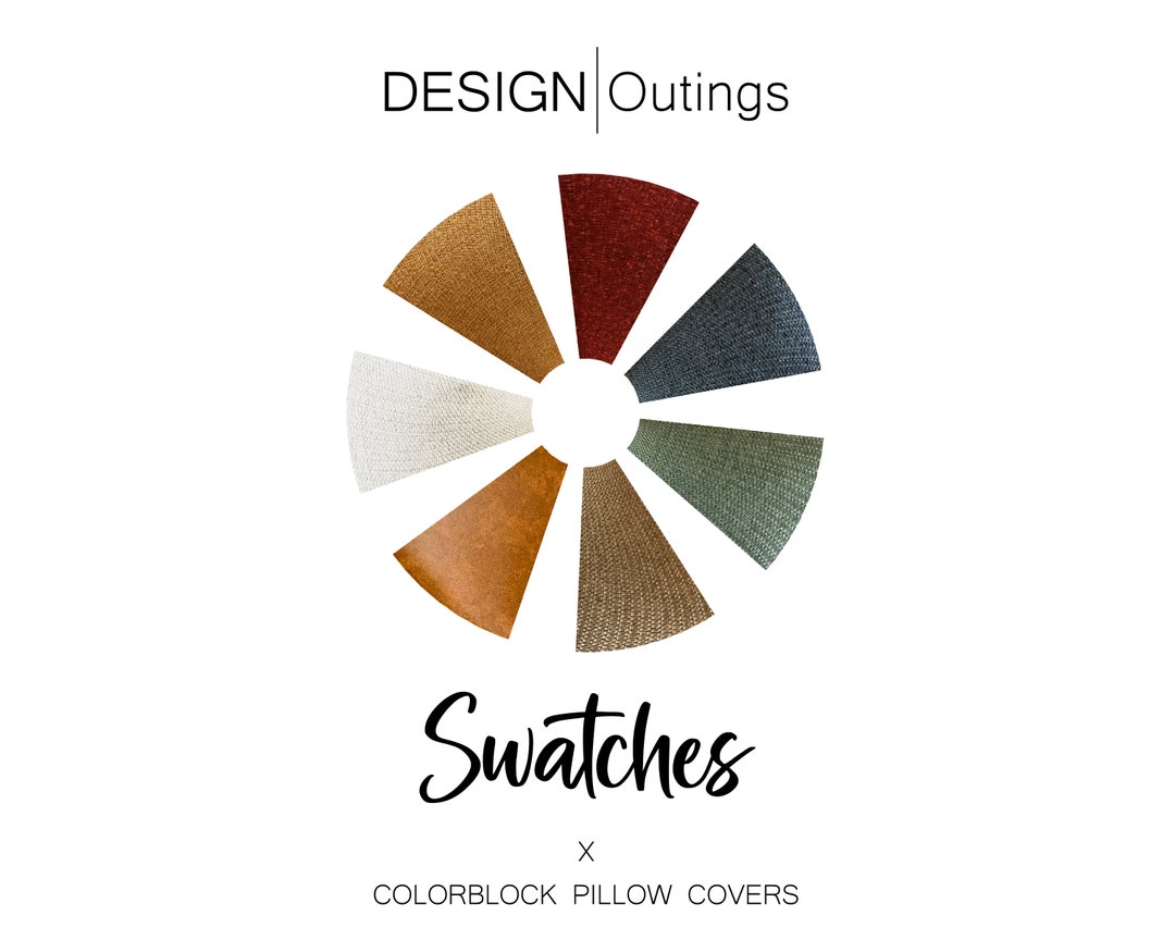 SWATCHES X Colorblock Pillow Covers - Etsy