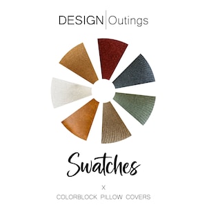 SWATCHES x ColorBlock Pillow Covers