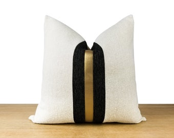 black white pillows