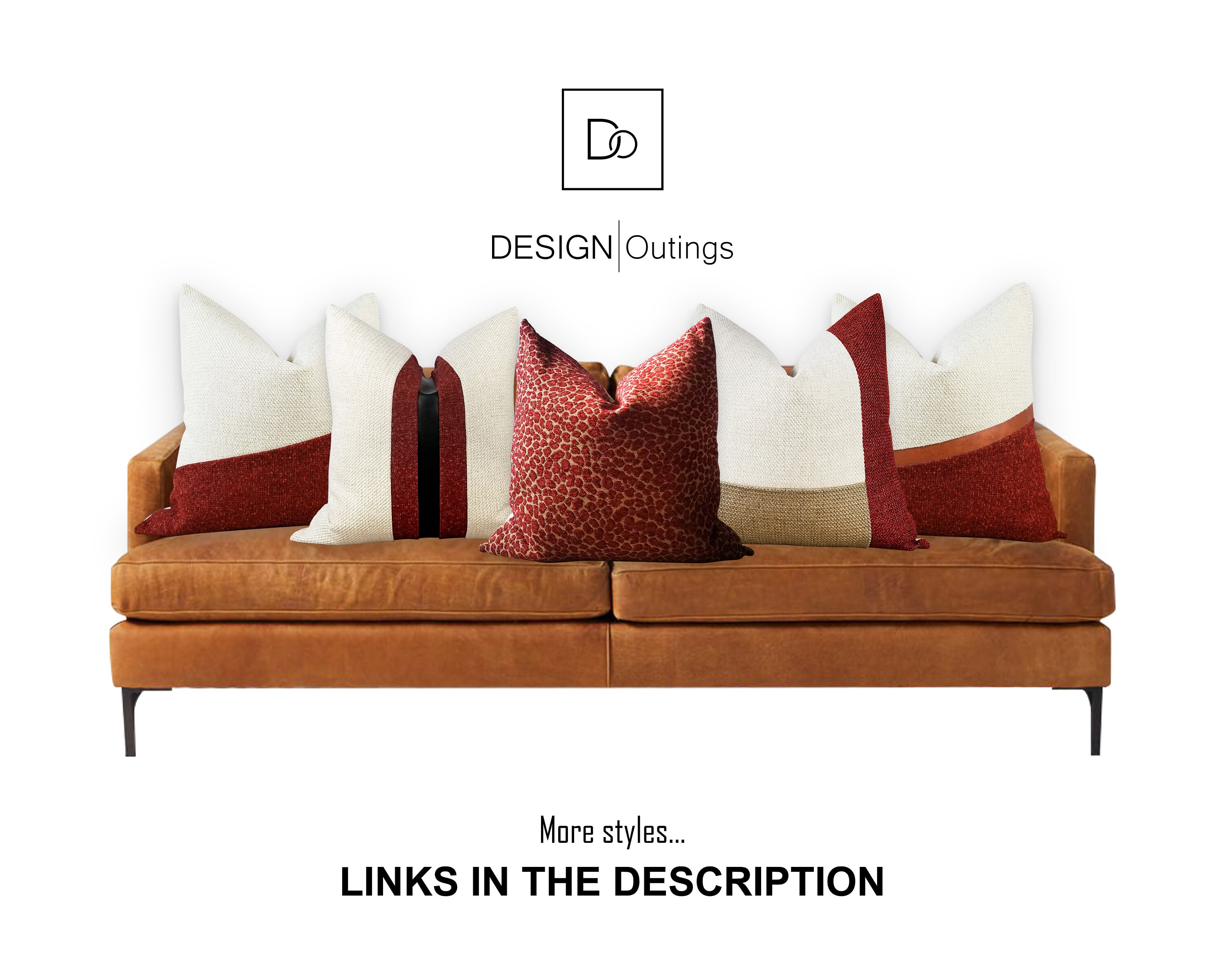 Red Holiday Pillow Cover Textured Boucle Throw Pillow Cover Etsy