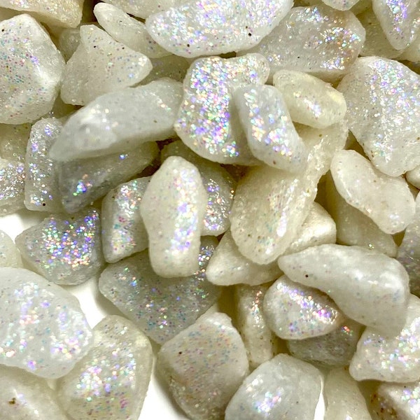 Glitter Rocks for Craft - Etsy