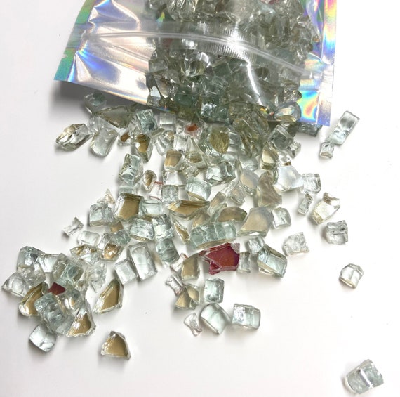 Broken Glass for Crafts, Crushed Glass for Resin, Resin Art