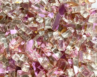 Crushed Glass for Resin, Resin Art Supplies, Reflective Glass For Art, Broken Glass Pieces for mosaics, Resin inclusions, Tumbled Glass