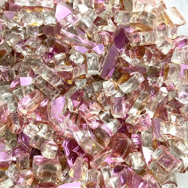 Crushed Glass for Resin, Resin Art Supplies, Reflective Glass For Art, Broken Glass Pieces for mosaics, Resin inclusions, Tumbled Glass