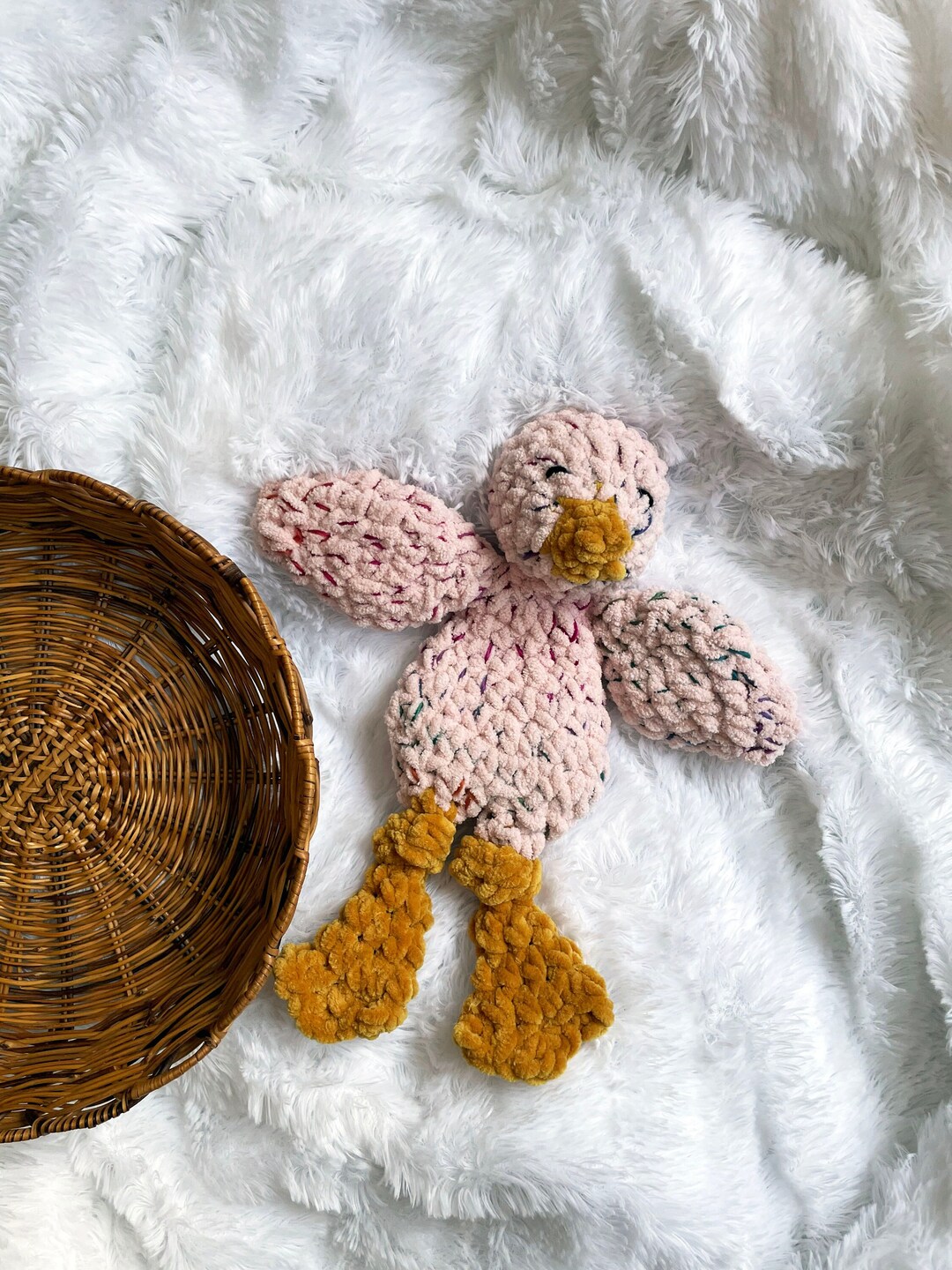 Duck Lovey for Babies, Baby Snuggle Animal, Soft Baby Toys, Baby Cuddle ...