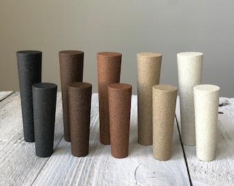 Custom Stone Finished Tap Handle, 3D printed tapered cylinder shape for Bars, Breweries, Restaurants and Home Bars