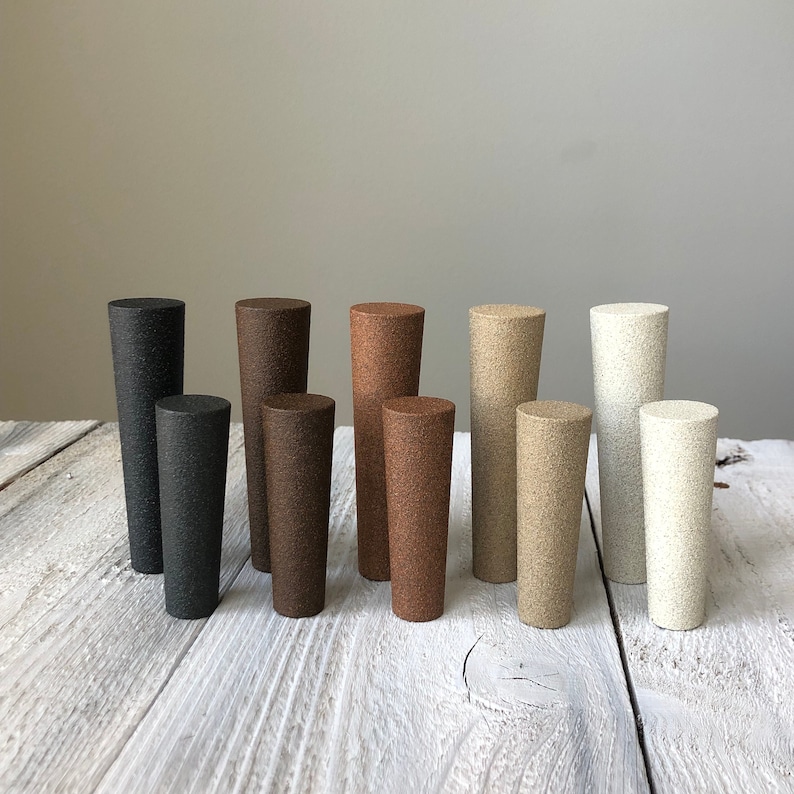 Tall or short stone-finished tap handle.