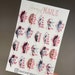 Horror Halloween Characters Nail Decals | Halloween | nail supplies | nail art | nail decals | nail stickers 