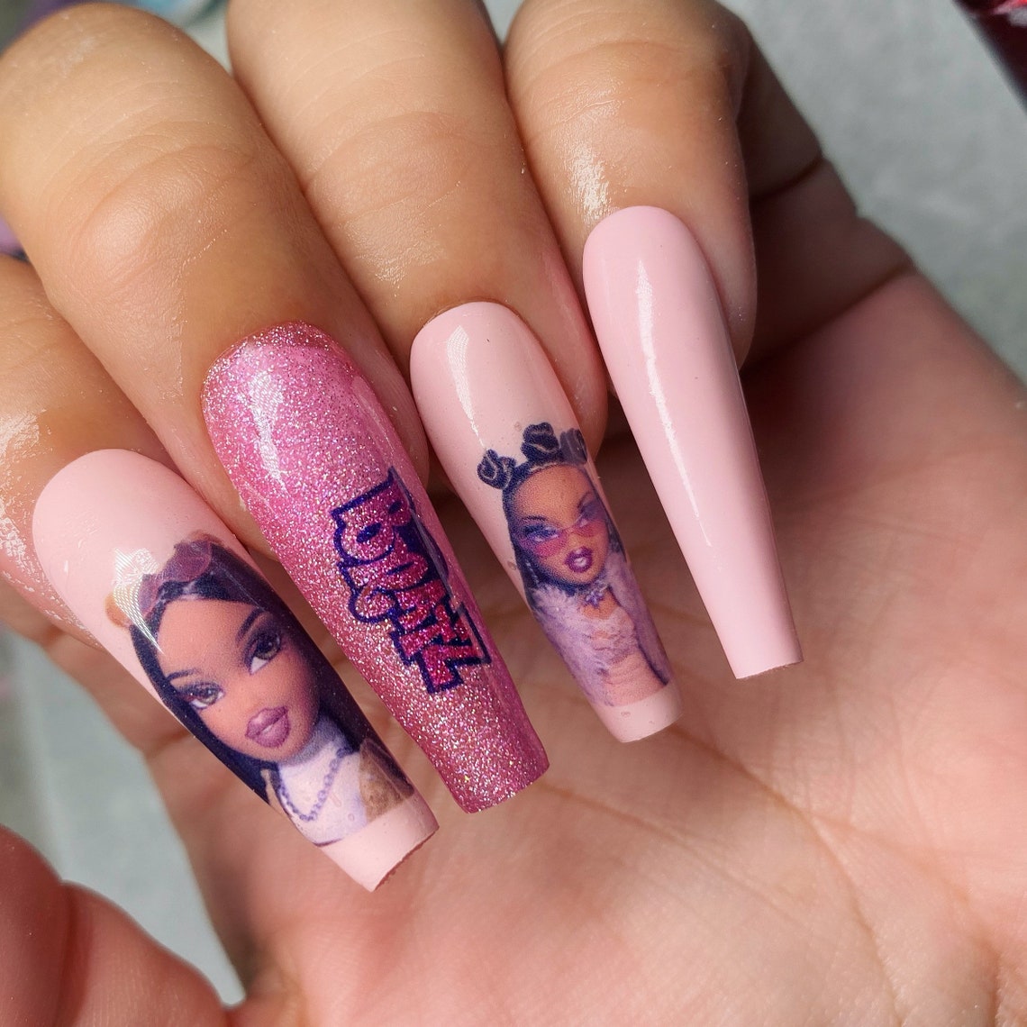 Bratz Nail Decals nail decals nail supplies nail art Etsy