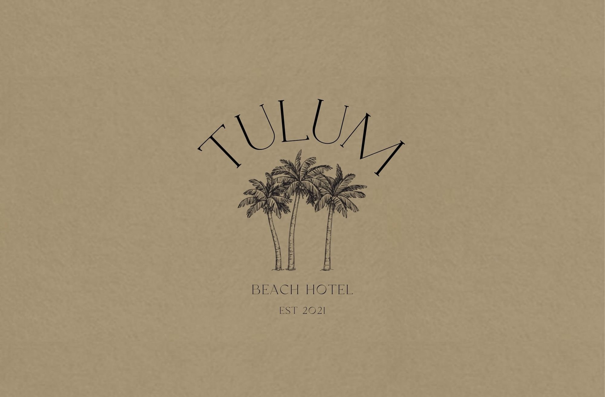 TULUM Inspired Logo Design, Beach Logo Design, Fashion Logo Design ...