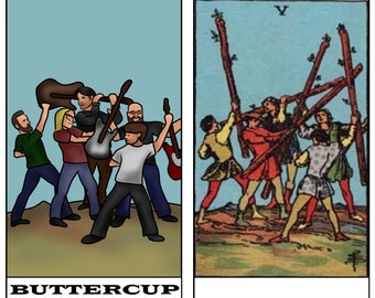 Custom Tarot Card - 4-5 people