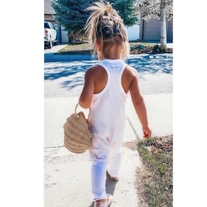 Baby, Toddler & Kids Cotton Tank Romper/Jumpsuit/Harem/ Playsuit/Pink/Made in USA