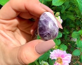 Third Eye Amethyst Crystal Egg Protection Third Eye Soothing Relaxing Psychic Awareness