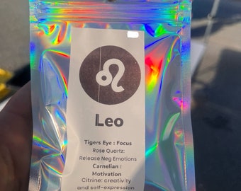 Leo Zodiac Crystal Pack! Leo Crystals Zodiac Crystals Zodiac