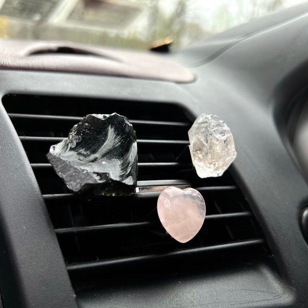 Crystal Car Air Vents Clips | Crystal Air Vents | Crystals For Car | Healing Crystals | Car Accessories For Women | Witchy | Boho |