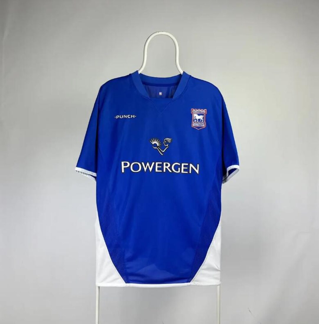 Maillot De Foot Mitre Ipswich Town FC Homme Taille S - Blanc - Occasion