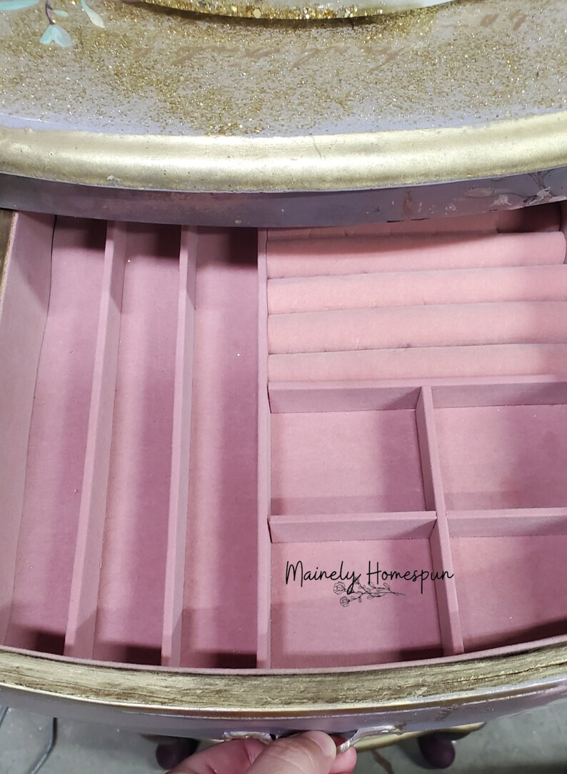 Plum Crazy Jewelry Armoire Jewelry Box Storage Etsy