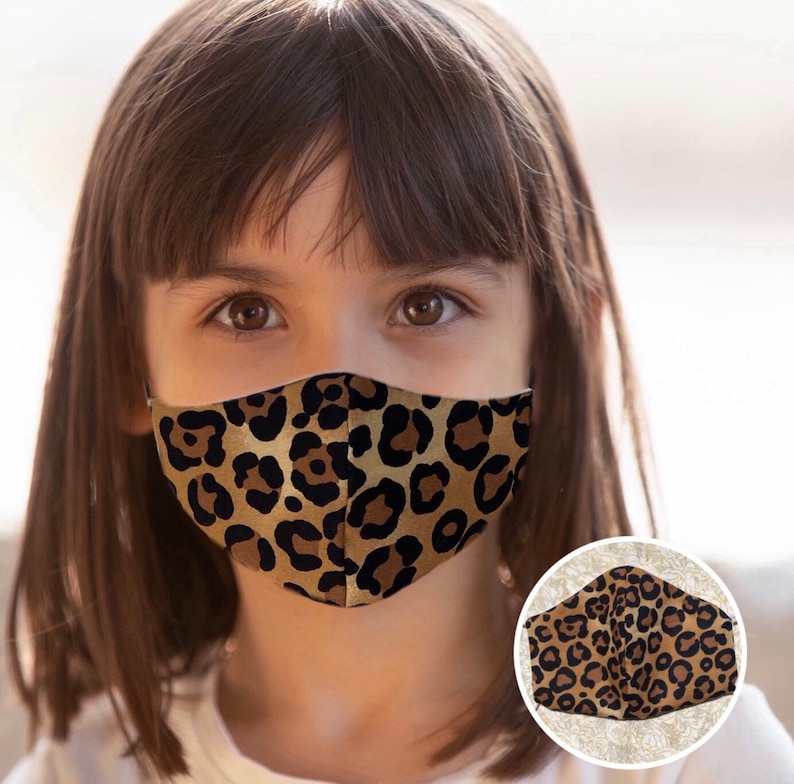 Toddler Face Mask Girls Pink Butterfly Two Layer Cloth Etsy