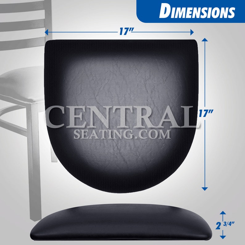 Seat Cushions for Kitchen Chairs, Counter and Barstools 4 Pack