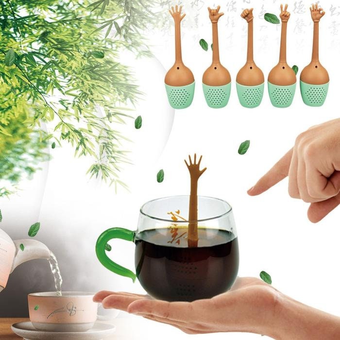 Tea Strainers For Loose Tea, Colorful Jelly Silicone Tea Bag Safe Non-toxic  Reusable Tea-leaves Infuser Filter Herbal Spice Strainer Tool - Temu