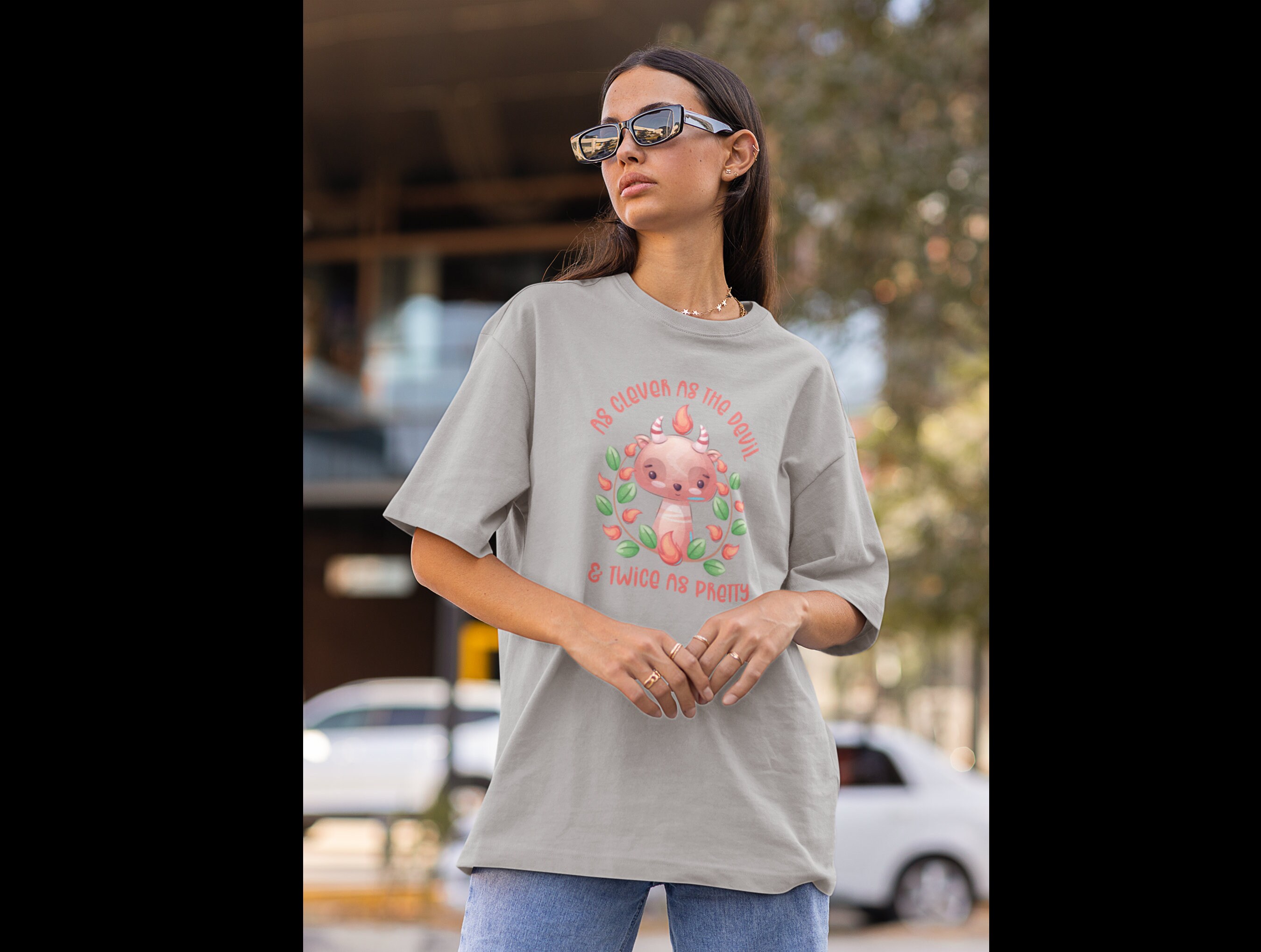 As Clever as the Devil & Twice as Pretty Shirt Coquette Etsy