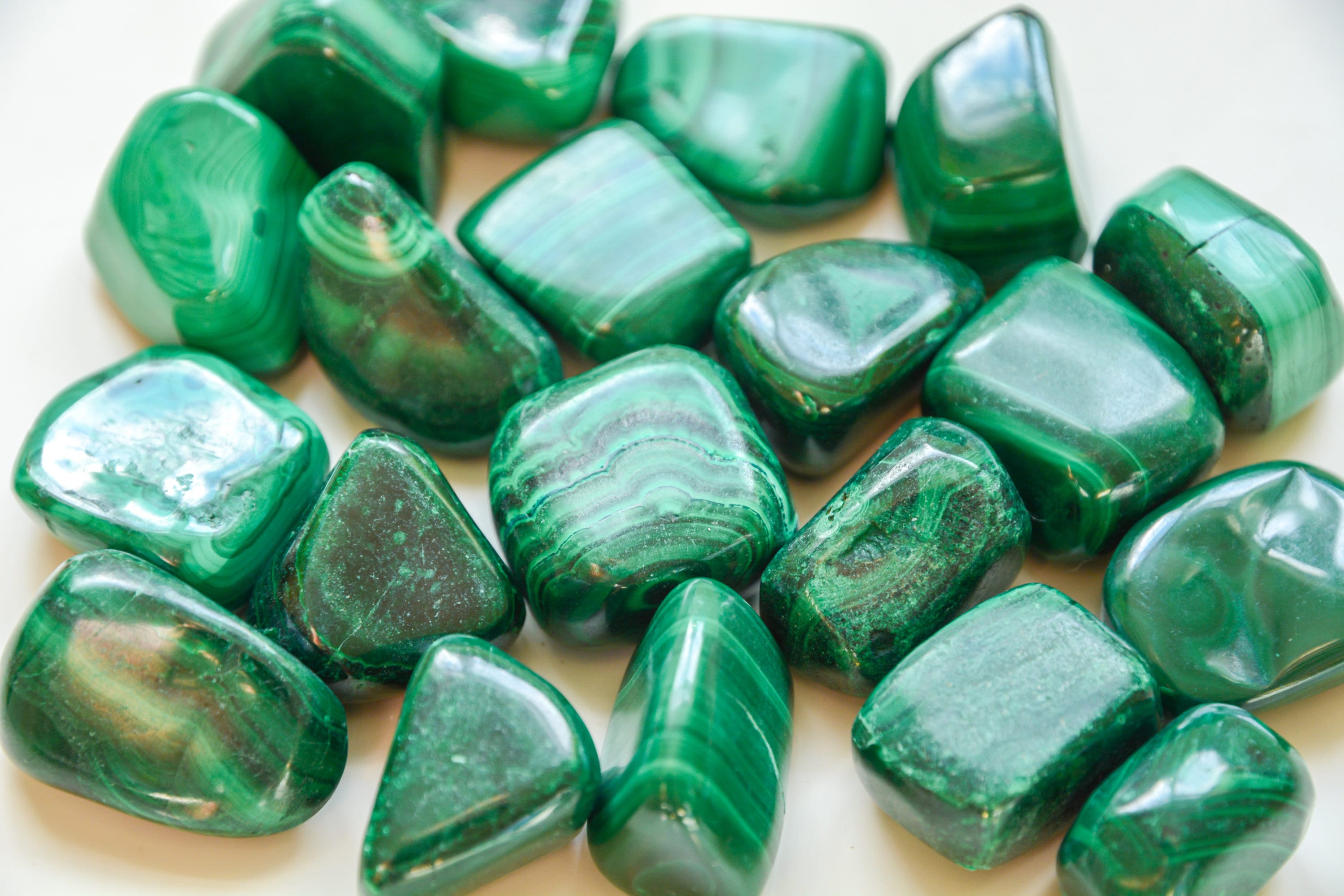 Malachite Tumble Stones, High Quality Ethical Crystals
