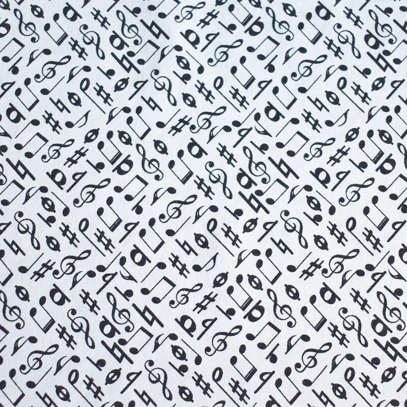 Music Note Fabric - Etsy