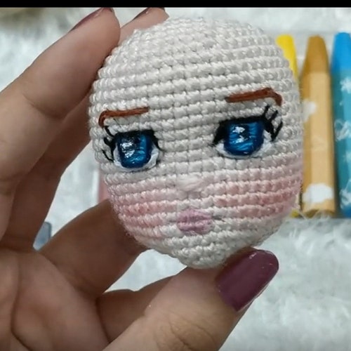 Embroidery Eyes for Amigurumi Doll Tutorial / Embroidery Etsy