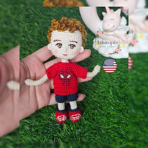 Dylan Amigurumi Crochet Doll Pattern PDF Crochet Pattern for Boy Doll - amitopia Pattern