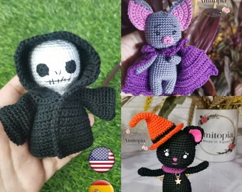 halloween amigurumi toys pattern/ creepy collection/ Amitopia pattern