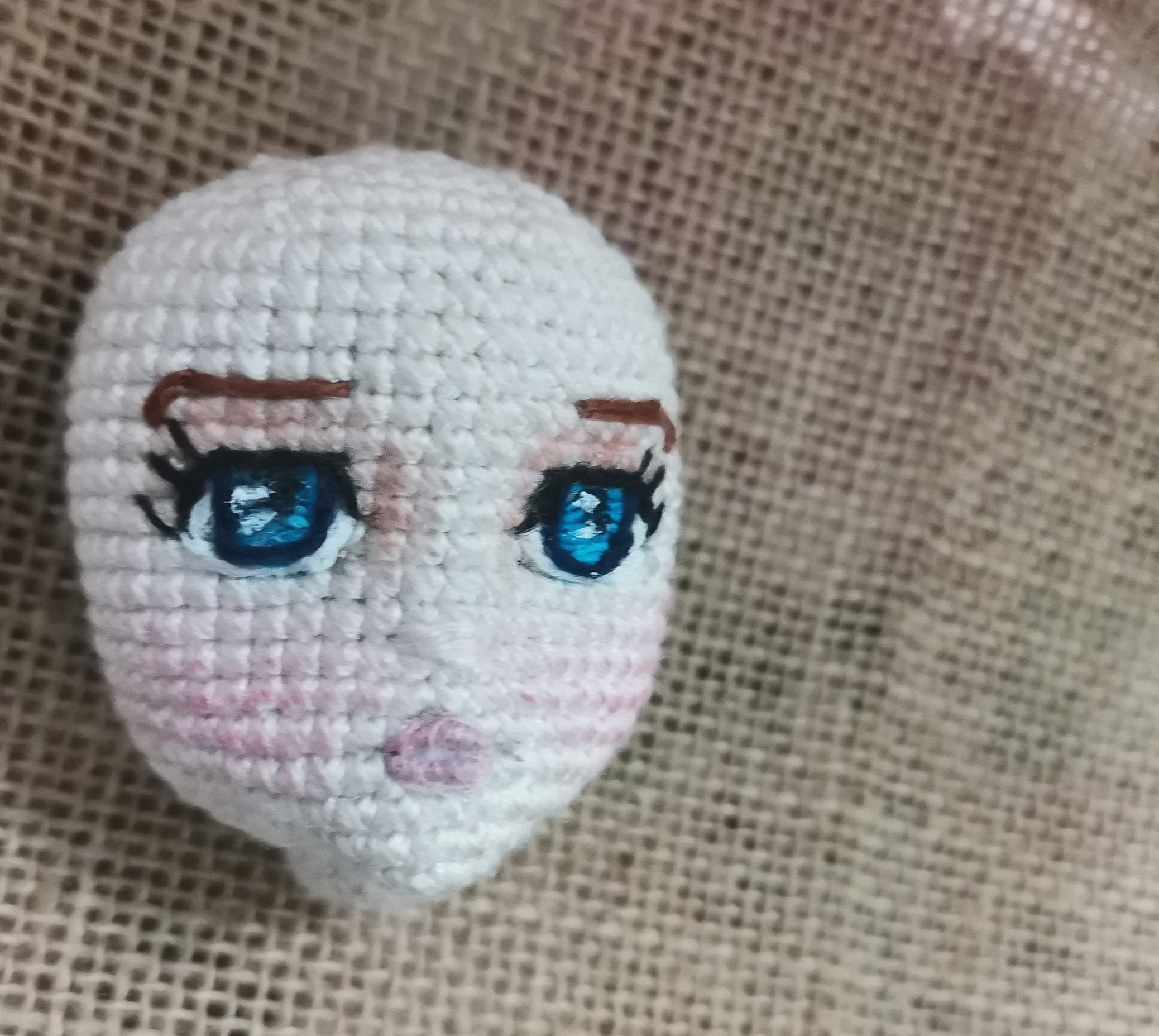 Easy Amigurumi Eye Embroidery FREE Tutorial • OneLittleHook