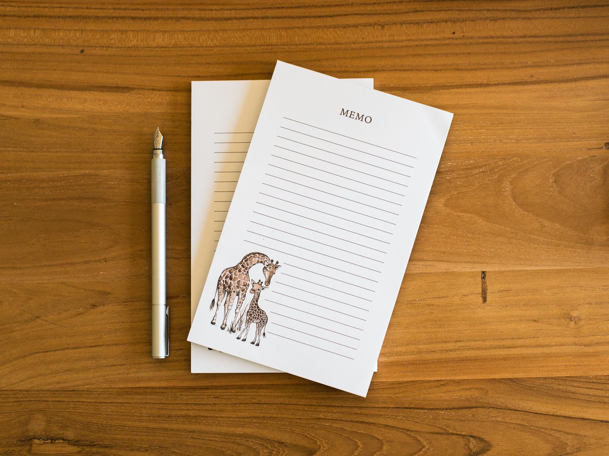 Tall Like You Mama and Baby Giraffe 50 Page Notepad - Etsy