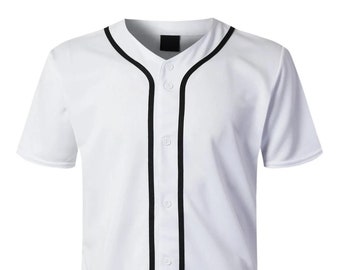 Plain Baseball Jersey - Etsy