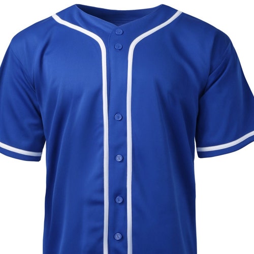 Men's Baseball Jersey Roya Black T Shirts Raglan Sports Etsy