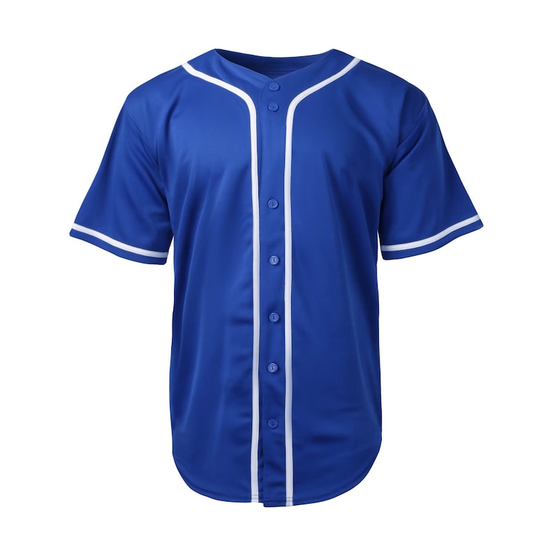 Men's Baseball Jersey Roya Blue T Shirts Raglan Sports Etsy