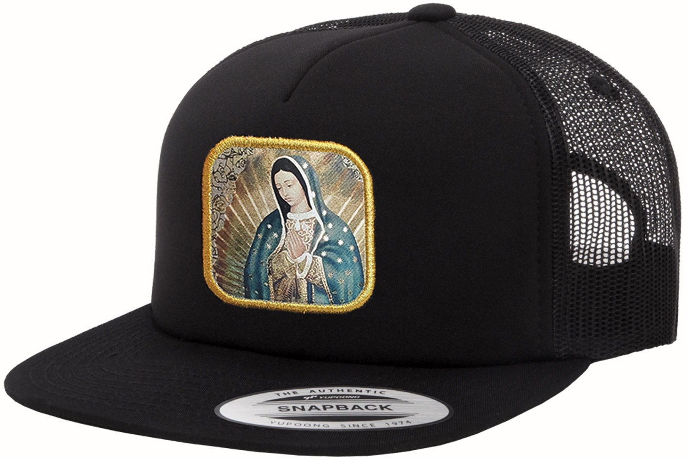 Virgin Mary Hat Adjustable Virgen De Guadalupe Faith Hat