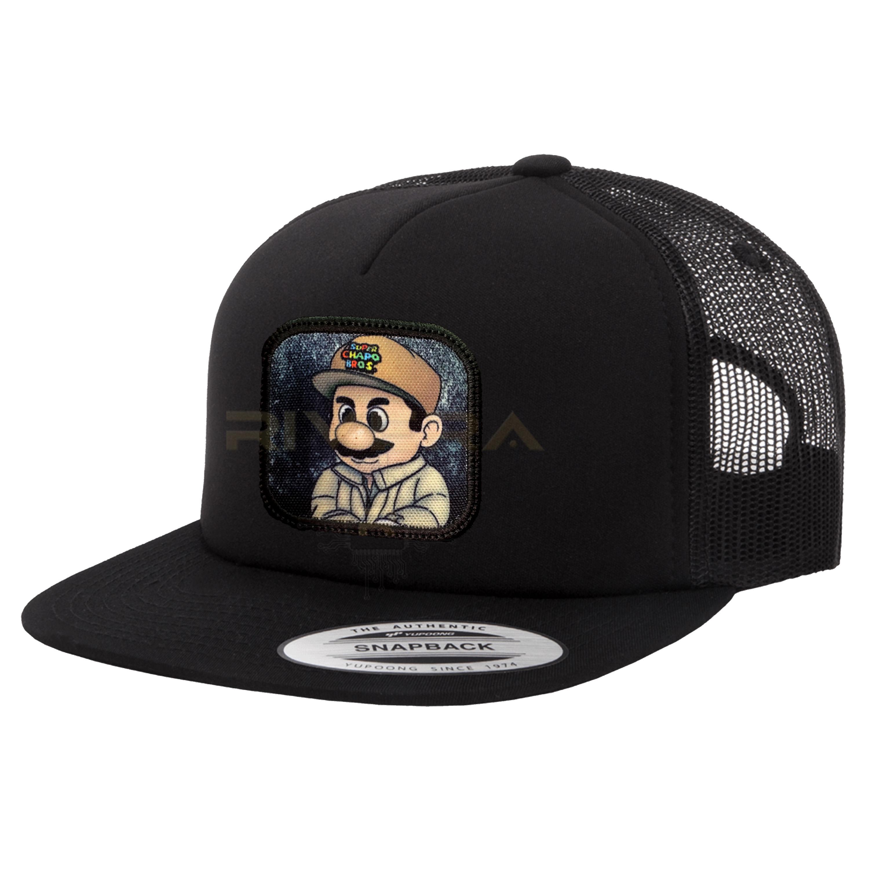 Chapo Bros Parody Hat Black Embroidered Snapback, Fun Edition