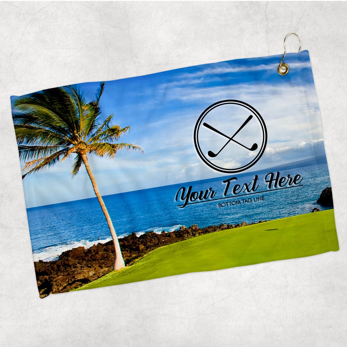 Custom Sublimated Golf Towel Tournament Towel Custom Rally Etsy