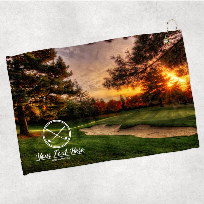 Custom Sublimated Golf Towel Tournament Towel Custom Rally Etsy