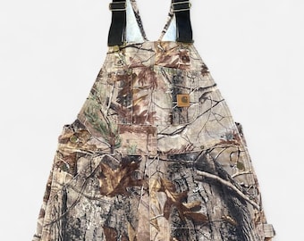 Vintage Y2K/00s Carhartt Realtree RealTree Camo Overalls