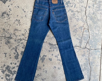 Vintage 70s/80s Levis 517 Bootcut Flare Leg Denim Jeans 29W 人気商品・アウトレット denim lot.517