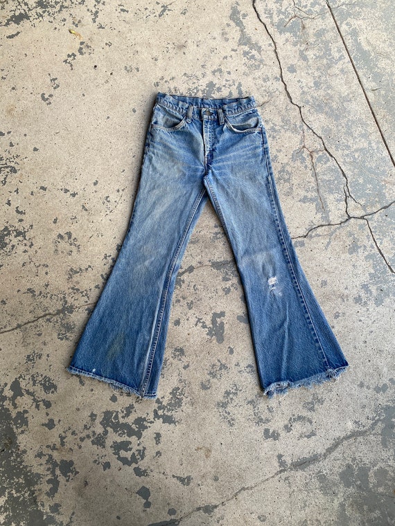 Vintage 70s Levis 684 Bell Bottom Jeans 26W - Etsy