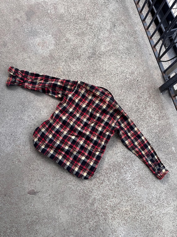 Vintage 50s Deer Creek Wool Flannel View 5