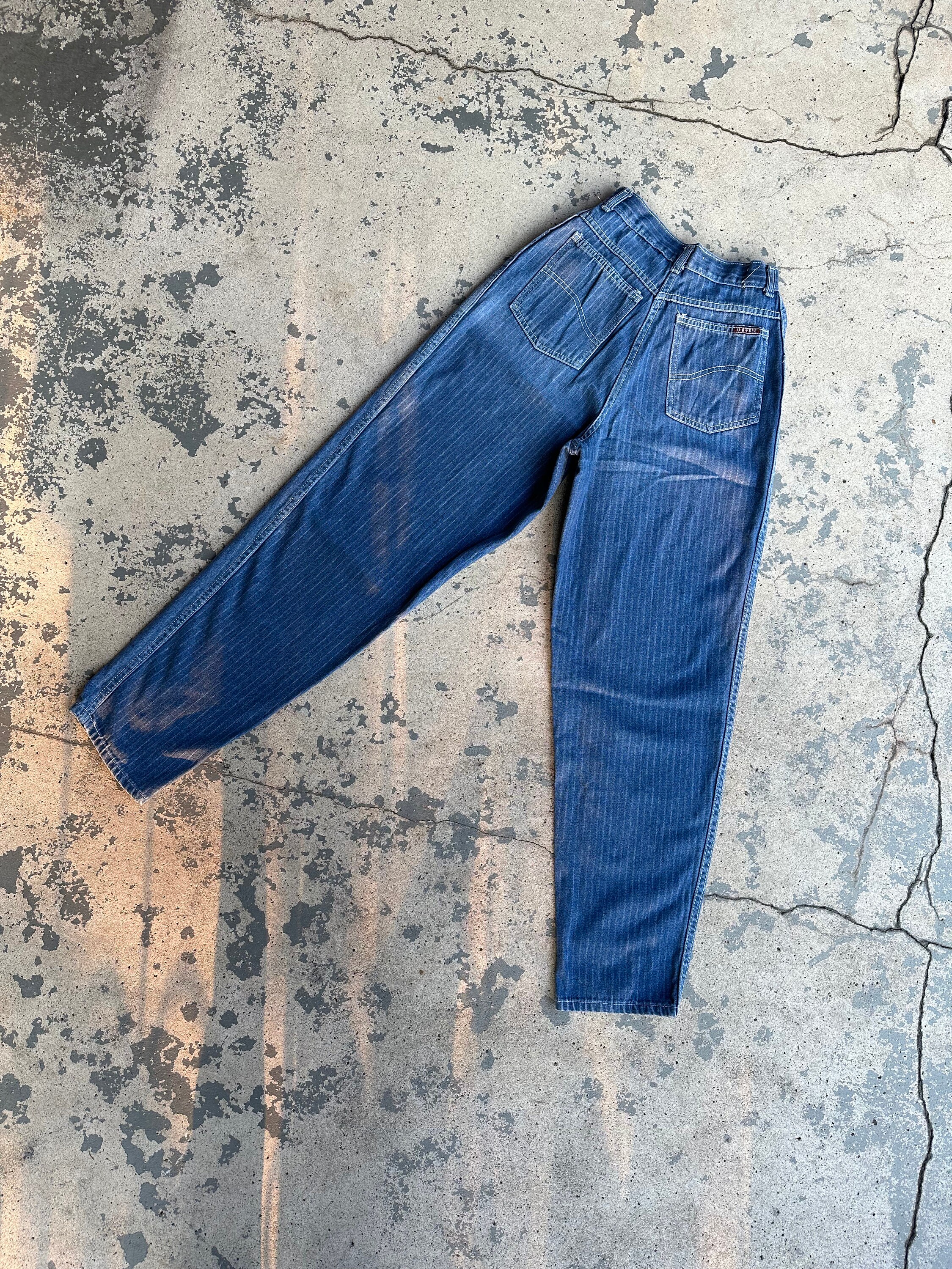 Pinstripe Denim Jeans - Ready to Wear